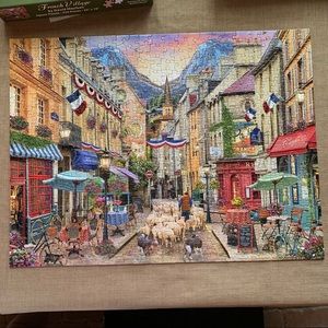 French Village Puzzle 550 pieces